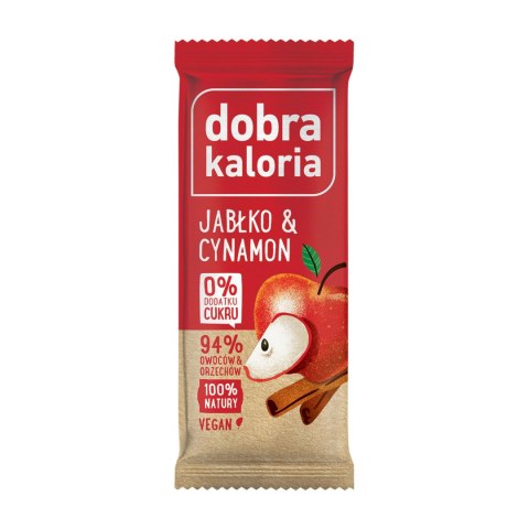 Baton jabłko i cynamon 35 g Kubara. Dobra Kaloria Baton jabłko i cynamon 35 g Kubara. Dobra Kaloria