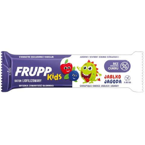 Frupp kids baton z owoców jabłko-jagoda 10g Frupp kids baton z owoców jabłko-jagoda 10g
