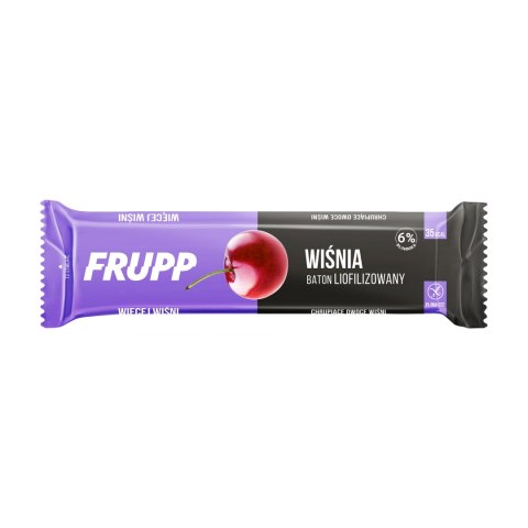 .Baton liofilizowany wiśniowy bezglutenowy 10 g Celiko Frupp. .Baton liofilizowany wiśniowy bezglutenowy 10 g Celiko Frupp.