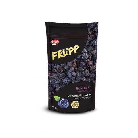 Borówka z owoców liofilizowanych 15 g Frupp Celiko. Borówka z owoców liofilizowanych 15 g Frupp Celiko.