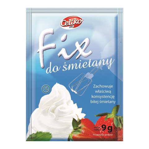 Fix do śmietany bezglutenowy 9 g Celiko. Fix do śmietany bezglutenowy 9 g Celiko.
