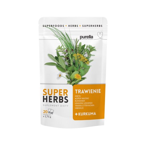 Mieszanka ziołowa Trawienie 35 g Purella Food. Mieszanka ziołowa Trawienie 35 g Purella Food.