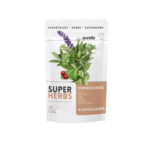 Mieszanka ziołowa Uspokojenie 35 g Purella Food. Mieszanka ziołowa Uspokojenie 35 g Purella Food.