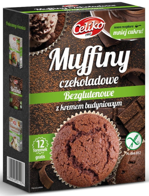 Muffiny czekoladowe z kremem budyniowym 310 g. Muffiny czekoladowe z kremem budyniowym 310 g.