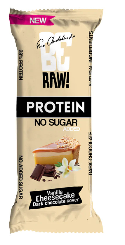 BeRAW Bar Protein 28% Vanilla Cheesecake Sernik 40 g BeRAW Bar Protein 28% Vanilla Cheesecake Sernik 40 g