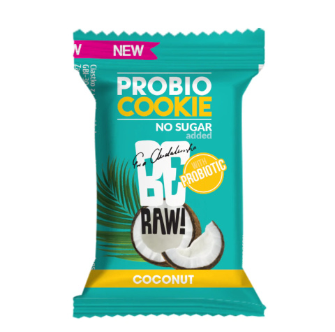 BeRAW Probio Cookie Coconut 18 g BeRAW Probio Cookie Coconut 18 g