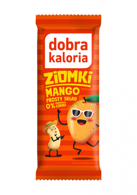 DOBRA KALORIA BATON Z ORZECHÓW NERKOWCA ZIOMKI MANGO - 32 G DOBRA KALORIA BATON Z ORZECHÓW NERKOWCA ZIOMKI MANGO - 32 G