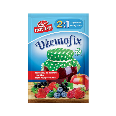 Środek żelujący Dżemofix 2:1 40 g Celiko Natura Środek żelujący Dżemofix 2:1 40 g Celiko Natura