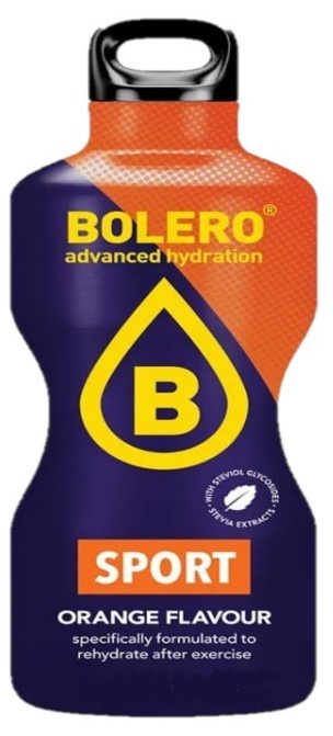 BOLERO DRINK STICKS 3g Sport Orange ze stewią BOLERO DRINK STICKS 3g Sport Orange ze stewią
