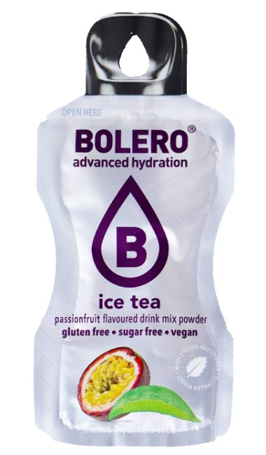 BOLERO DRINK STICKS 3g ICE TEA PASSIONFRUIT ze stewią BOLERO DRINK STICKS 3g ICE TEA PASSIONFRUIT ze stewią