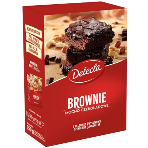 DELECTA CIASTO BROWNIE - 550G DELECTA CIASTO BROWNIE - 550G
