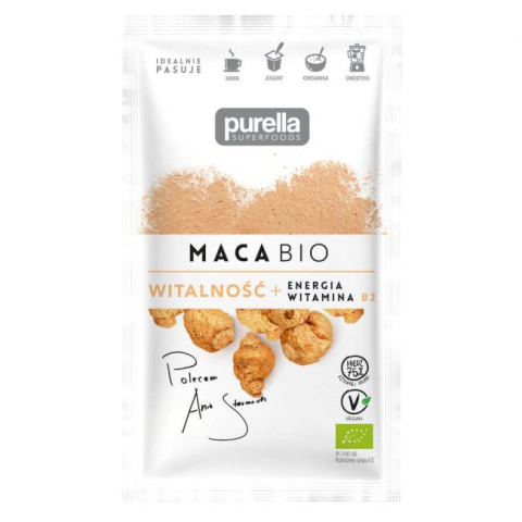 PURELLA SUPERFOODS maca bio 28g sproszkowany korzeń PURELLA SUPERFOODS maca bio 28g sproszkowany korzeń