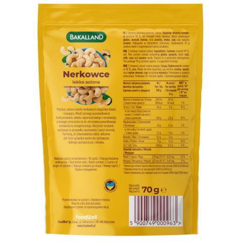 BAKALLAND NERKOWCE LEKKO SOLONE - 70G BAKALLAND NERKOWCE LEKKO SOLONE - 70G