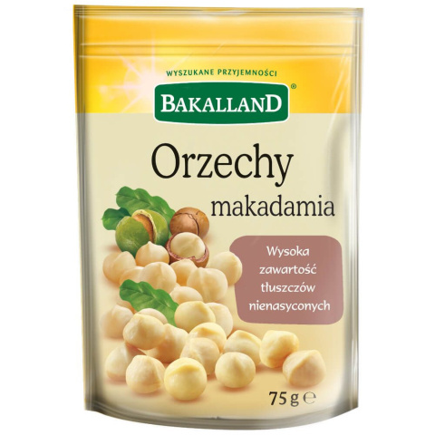 BAKALLAND ORZECHY MAKADAMIA 75G BAKALLAND ORZECHY MAKADAMIA 75G