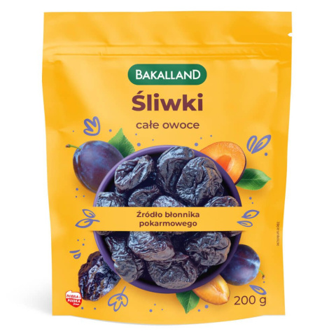 BAKALLAND ŚLIWKI KALIFORNIJSKIE SUSZONE 200G BAKALLAND ŚLIWKI KALIFORNIJSKIE SUSZONE 200G