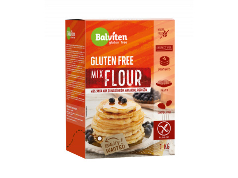 BALVITEN MIX FLOUR Mieszanka do naleśników 1kg bezglutenowa BALVITEN MIX FLOUR Mieszanka do naleśników 1kg bezglutenowa