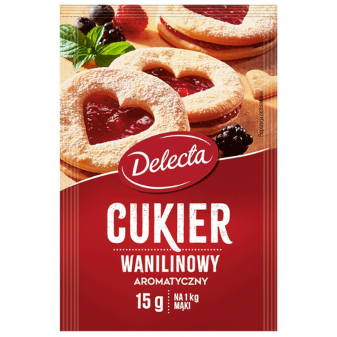 DELECTA CUKIER WANILINOWY 15G DELECTA CUKIER WANILINOWY 15G