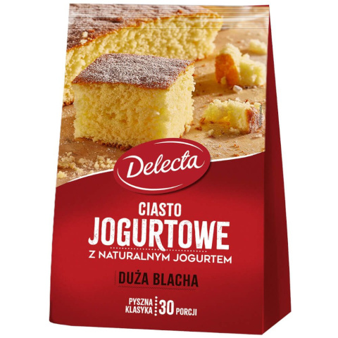 DELECTA DUŻA BLACHA CIASTO JOGURTOWE - 640G DELECTA DUŻA BLACHA CIASTO JOGURTOWE - 640G