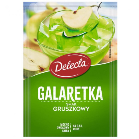 DELECTA GALARETKA SMAK GRUSZKOWY - 70G DELECTA GALARETKA SMAK GRUSZKOWY - 70G