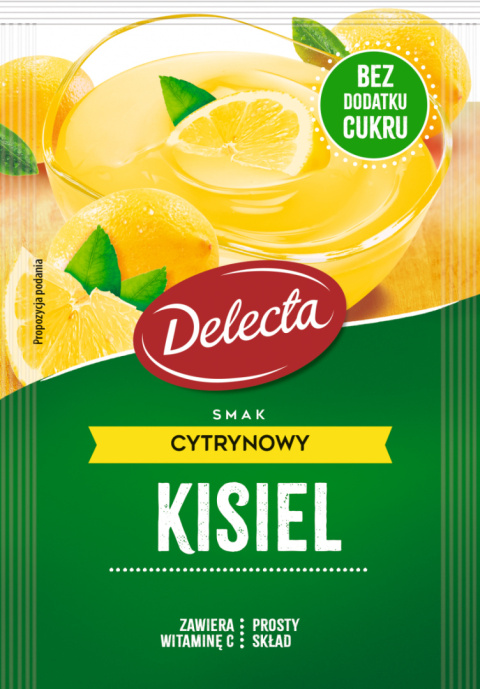 DELECTA KISIEL SMAK CYTRYNOWY - 38G DELECTA KISIEL SMAK CYTRYNOWY - 38G