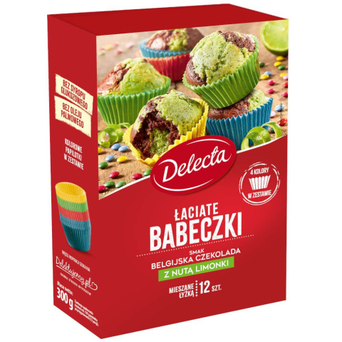 DELECTA ŁACIATE BABECZKI Z NUTĄ LIMONKI - 300G DELECTA ŁACIATE BABECZKI Z NUTĄ LIMONKI - 300G