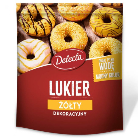 DELECTA LUKIER DEKORACYJNY ŻÓŁTY - 80G DELECTA LUKIER DEKORACYJNY ŻÓŁTY - 80G