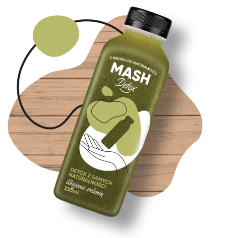 MASH DETOX Detoks sokowy - 15 świeżych soków. Rózne smaki. 330ml x15szt MASH DETOX Detoks sokowy - 15 świeżych soków. Rózne smaki. 330ml x15szt