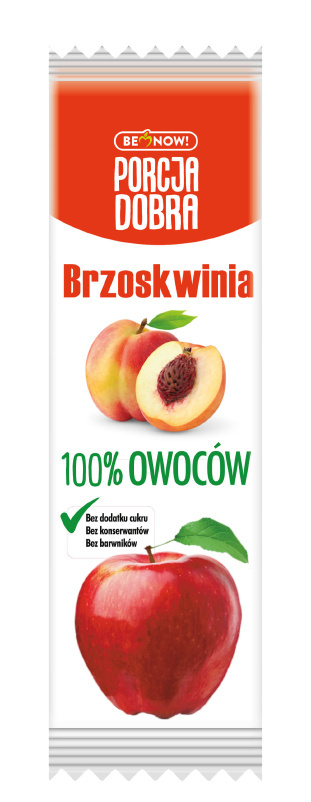 PORCJA DOBRA listek owocowy jabłko-brzoskwinia16g PORCJA DOBRA listek owocowy jabłko-brzoskwinia16g