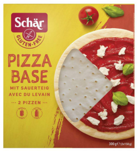 SCHAR Placki Baza bezglutenowa PIZZA BASE 300g SCHAR Placki Baza bezglutenowa PIZZA BASE 300g