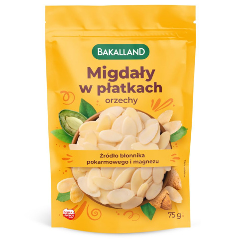BAKALLAND MIGDAŁY W PŁATKACH 75G BAKALLAND MIGDAŁY W PŁATKACH 75G