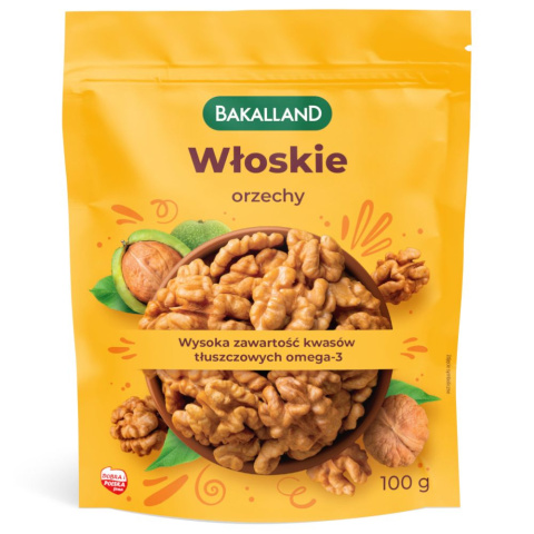 BAKALLAND ORZECHY WŁOSKIE 100g BAKALLAND ORZECHY WŁOSKIE 100g