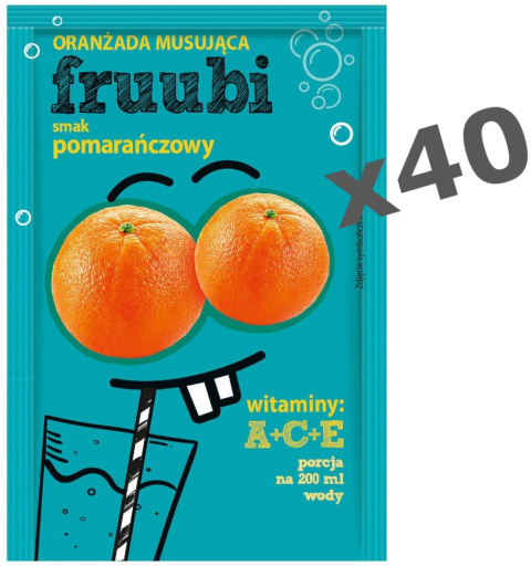 BAKALLAND Oranżada w proszku POMARAŃCZOWA 40szt x 23g BAKALLAND Oranżada w proszku POMARAŃCZOWA 40szt x 23g