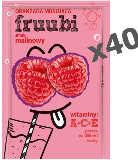 BAKALLAND Oranżada w proszku MALINOWA 40szt x 23g BAKALLAND Oranżada w proszku MALINOWA 40szt x 23g