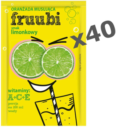 BAKALLAND Oranżada w proszku LIMONKOWA 40szt x 23g BAKALLAND Oranżada w proszku LIMONKOWA 40szt x 23g