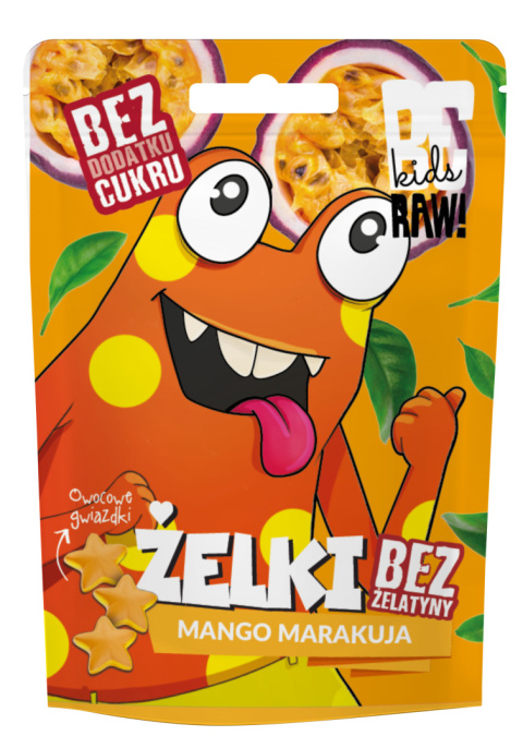 BeRAW Kids Żelki Mango - Marakuja 35g Purella Food. BeRAW Kids Żelki Mango - Marakuja 35g Purella Food.