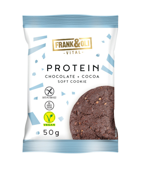 CIASTKO BROWNIE PROTEINOWE Czekolada 50G FRANK&OLI CIASTKO BROWNIE PROTEINOWE Czekolada 50G FRANK&OLI