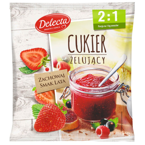 DELECTA CUKIER ŻELUJĄCY 2:1 - 500G DELECTA CUKIER ŻELUJĄCY 2:1 - 500G