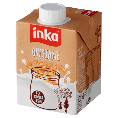 INKA OWSIANE Napój owsiany 0,5l 500ml INKA OWSIANE Napój owsiany 0,5l 500ml