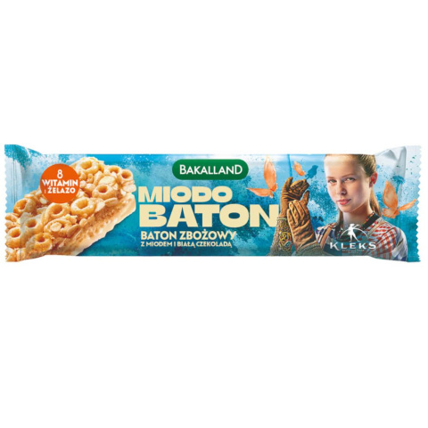 BAKALLAND AKADEMIA PANA KLEKSA MIODO BATON ZBOŻOWY - 25G BAKALLAND AKADEMIA PANA KLEKSA MIODO BATON ZBOŻOWY - 25G