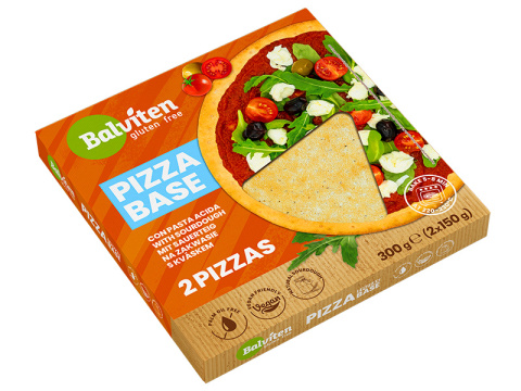 BALVITEN Spód do pizzy bezglutenowy 2x150g 300g BALVITEN Spód do pizzy bezglutenowy 2x150g 300g