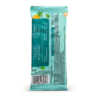 CRISPY NATURAL Jabłka o smaku ananasa suszone kostki z jabłek 12g
