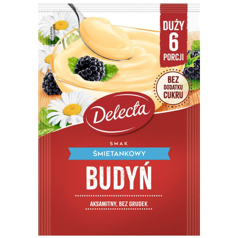 DELECTA BUDYŃ SMAK ŚMIETANKOWY - 65G DELECTA BUDYŃ SMAK ŚMIETANKOWY - 65G