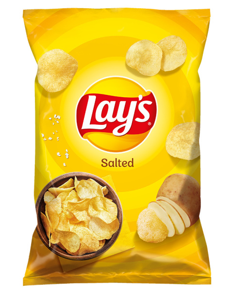 LAY'S Chipsy ziemniaczane Solone 130g LAY'S Chipsy ziemniaczane Solone 130g