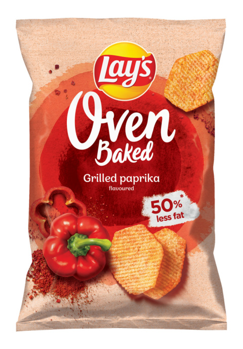 LAY'S OVEN BAKED Chipsy o smaku Grillowanej Papryki 110G LAY'S OVEN BAKED Chipsy o smaku Grillowanej Papryki 110G