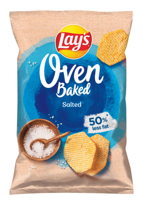 LAY'S OVEN BAKED Chipsy pieczone solone 110G LAY'S OVEN BAKED Chipsy pieczone solone 110G