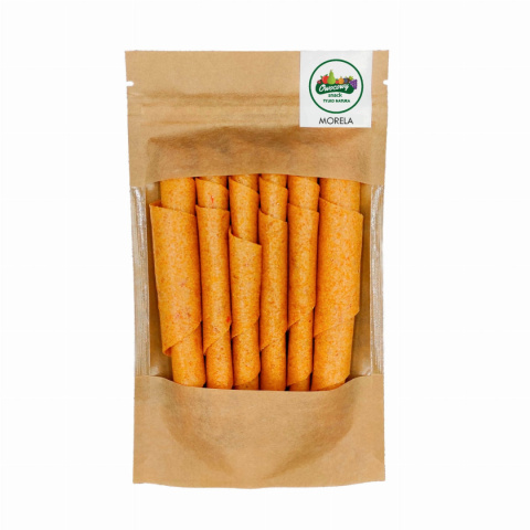 Owocowe przekąski rollsy MORELA 50g Owocowe przekąski rollsy MORELA 50g