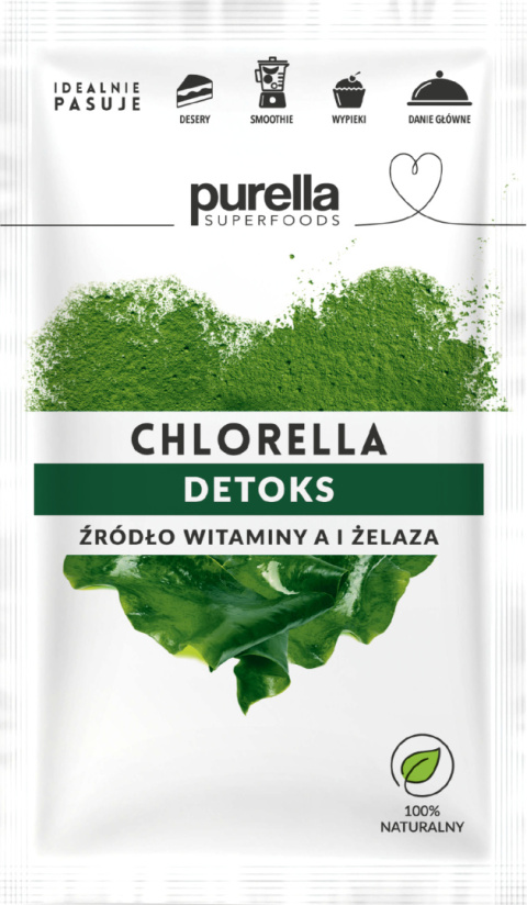 PURELLA SUPERFOODA Chlorella proszek 21g PURELLA SUPERFOODA Chlorella proszek 21g