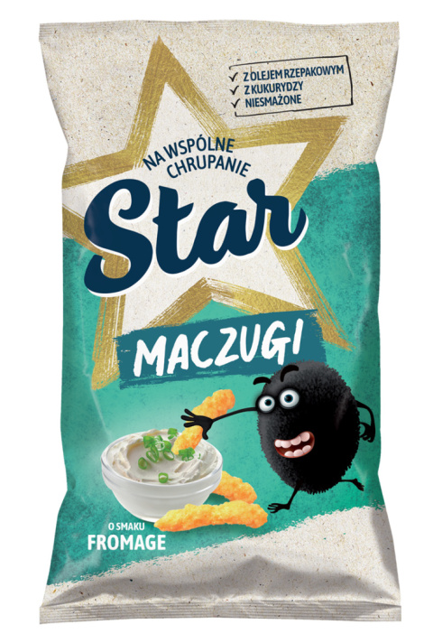 STAR Chrupki kukurydziane Maczugi Fromage 80G STAR Chrupki kukurydziane Maczugi Fromage 80G