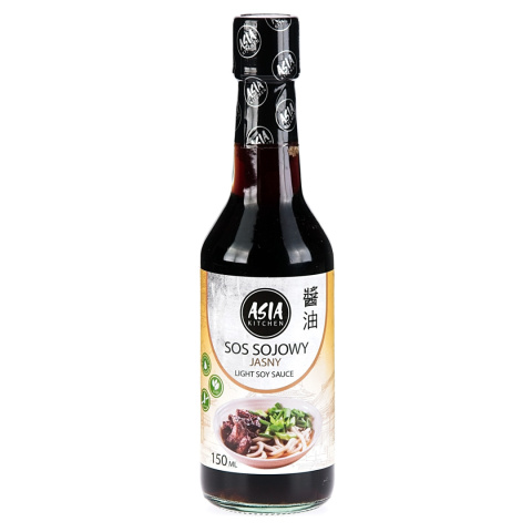 ASIAN KITCHEN Sos sojowy jasny 150ml ASIAN KITCHEN Sos sojowy jasny 150ml