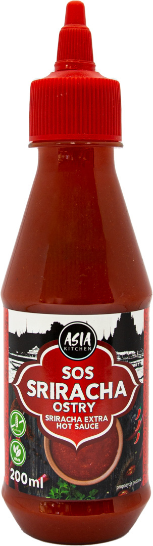 ASIAN KITCHEN Sos Sriracha ostry extra hot 200ml ASIAN KITCHEN Sos Sriracha ostry extra hot 200ml
